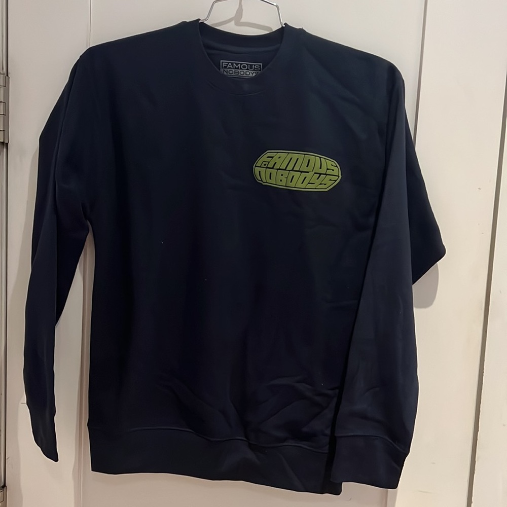 Famous Nobody’s red crewneck sweatshirt NEW